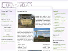 Tablet Screenshot of hortadelaviola.pagesosagroecologics.com
