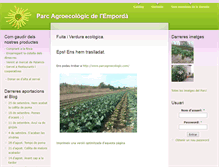 Tablet Screenshot of parcagroecologic.pagesosagroecologics.com